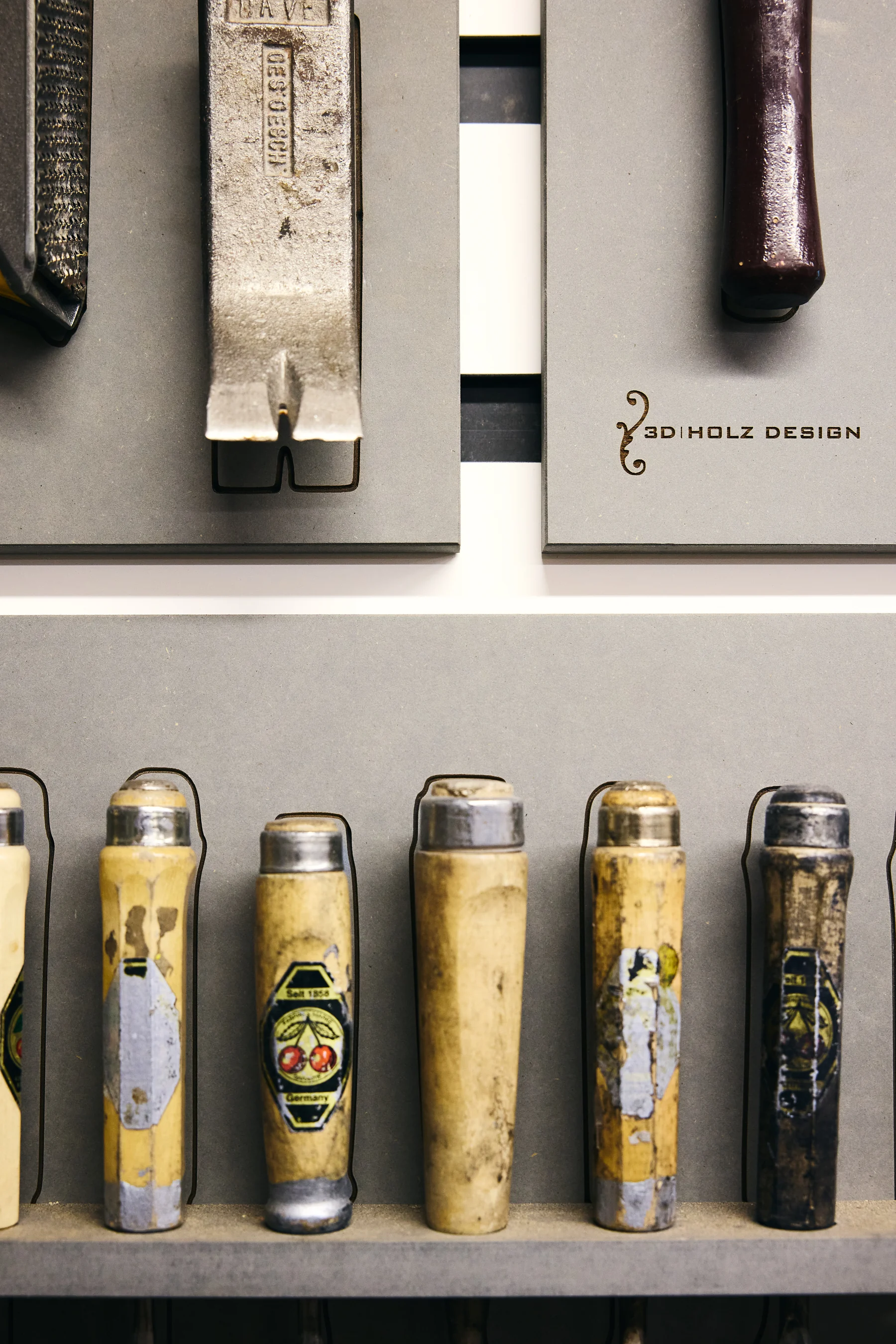 Hand tools in our workshop.