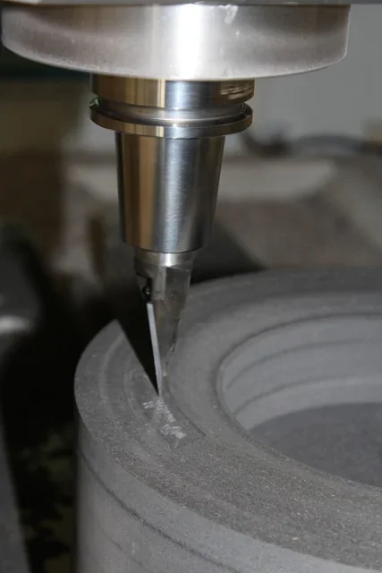 Engraving and V-carving on a curved surface