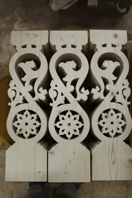 Balcony boards made to a supplied sample