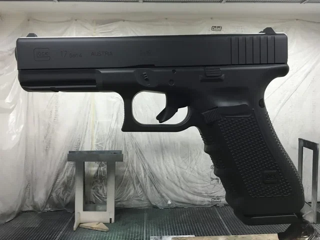 Oversized pistol. Produced using our CNC programming service!