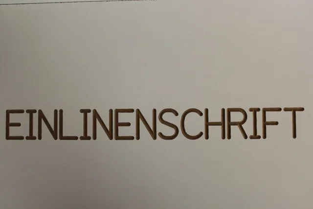Text als Einlinienschrift – Bild 19