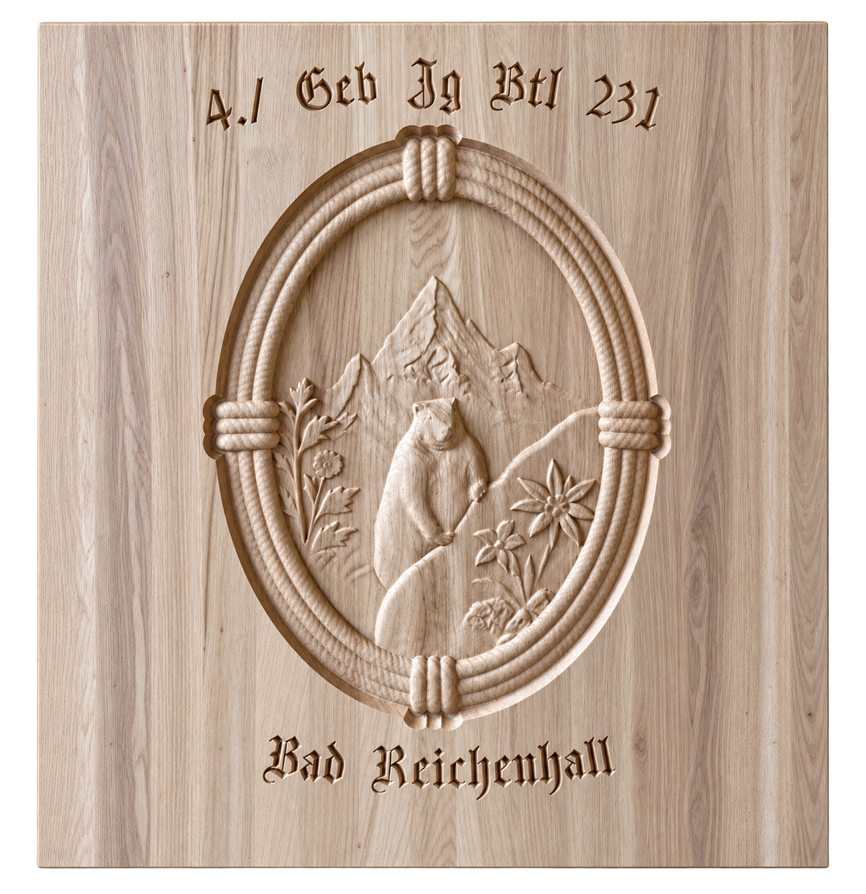 Bad Reichenhall relief – three-dimensional shaping with closely spaced milling passes